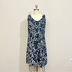 Cabi Cinco Shift Multicolor Floral Print Mini Dress Size S